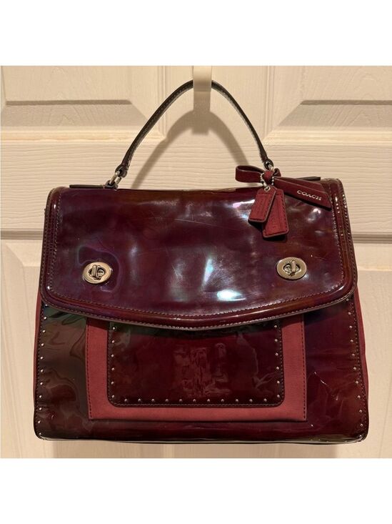 COACH Handbags - COACH POPPY EDITORIAL EXOTIC LEATHERS VICTORIA SATCHEL RARE LIMITED EDITION